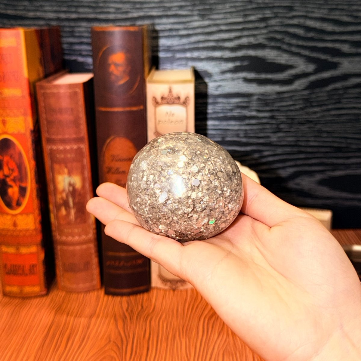 ASMR Silver Glitter Galaxy Ball - Non - Rebound Deep Pressure Squishy - product_typeNuwa Squishy