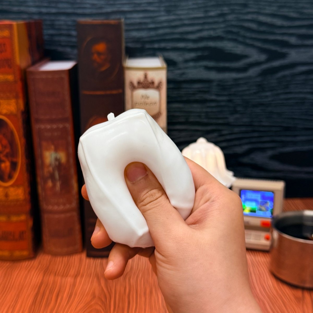 ASMR "Tofu" White Block Squishy - Non - Rebound Deep Pressure Toy - product_typeNuwa Squishy