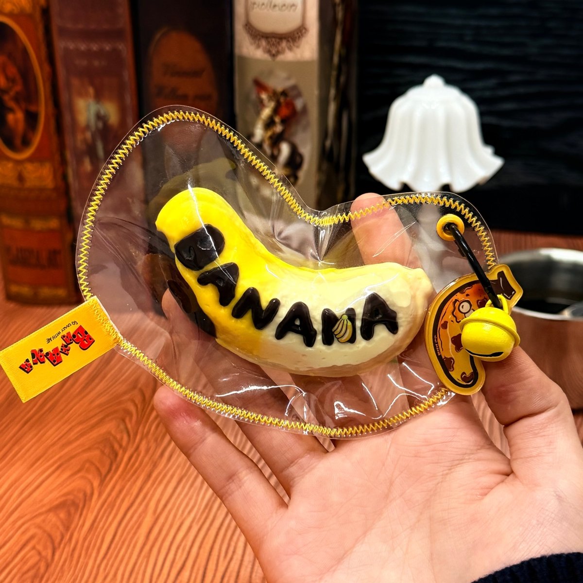 Crazy Gugu "Banana" Slow - Rebound Squishy - Premium ASMR Dessert Keychain - product_typeNuwa Squishy