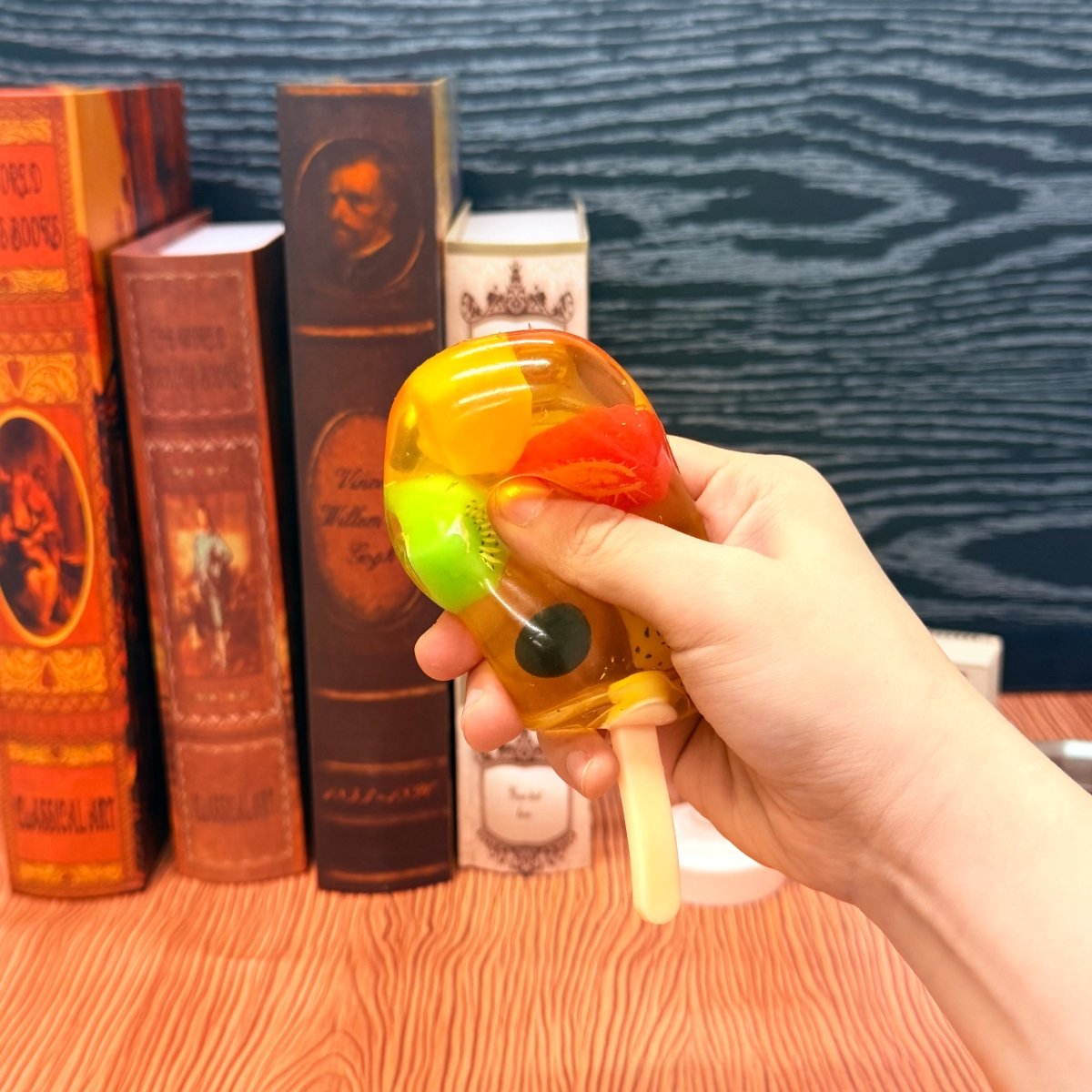 Crystal Fruit Popsicle Squishy - Transparent ASMR Non - Rebound Toy - product_typeNuwa Squishy