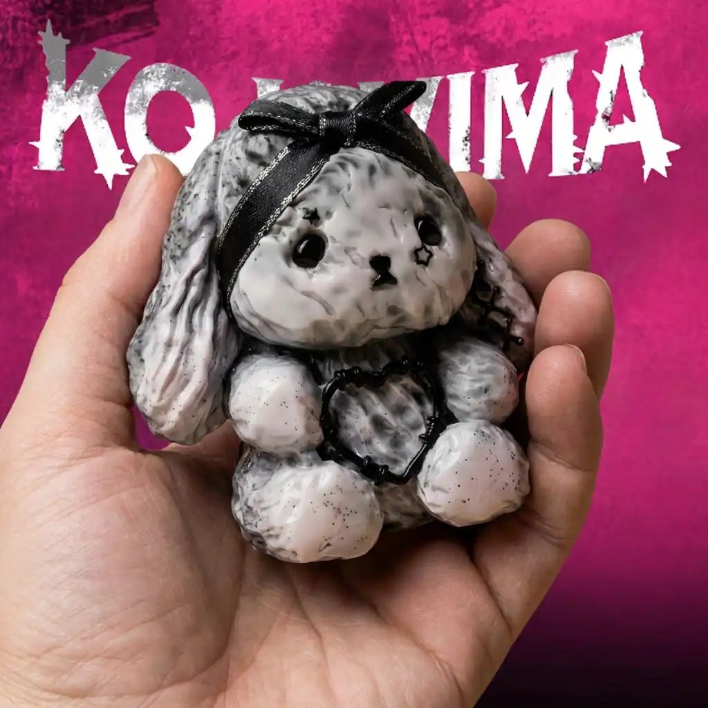 KOAKUMA TATA"Obsidian Marble" Bunny - Edgy Designer Art Toy & Sensory Therapy Ball - product_typeNuwa Squishy