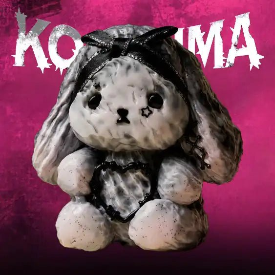 KOAKUMA TATA"Obsidian Marble" Bunny - Edgy Designer Art Toy & Sensory Therapy Ball - product_typeNuwa Squishy