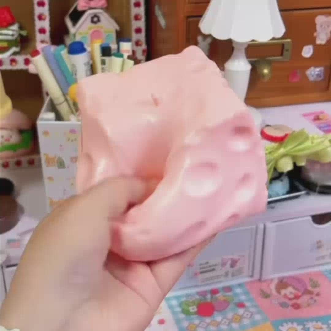 Mega Cheese Taba Squishy Deep-Squish (Non-Rebound Series)
