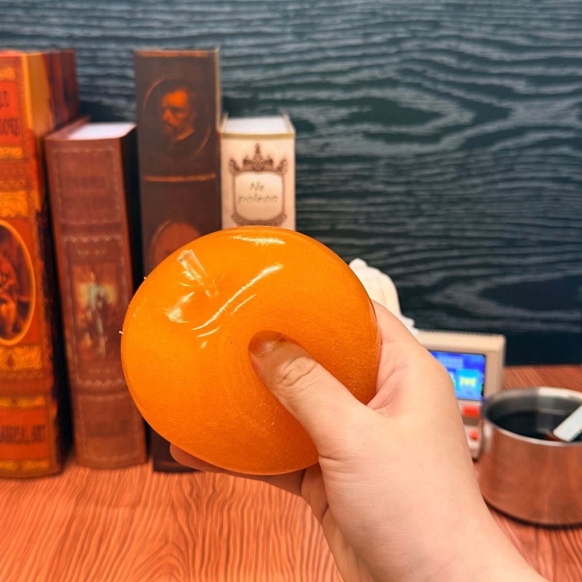 Realistic Frosted Orange Squishy - ASMR Non - Rebound Stress Ball - product_typeNuwa Squishy