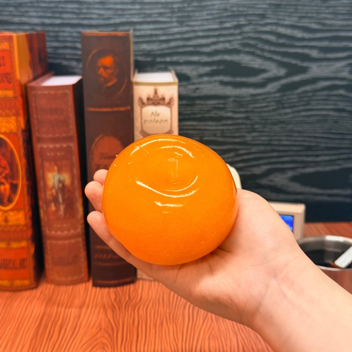 Realistic Frosted Orange Squishy - ASMR Non - Rebound Stress Ball - product_typeNuwa Squishy